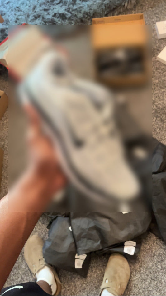 White running shoes
